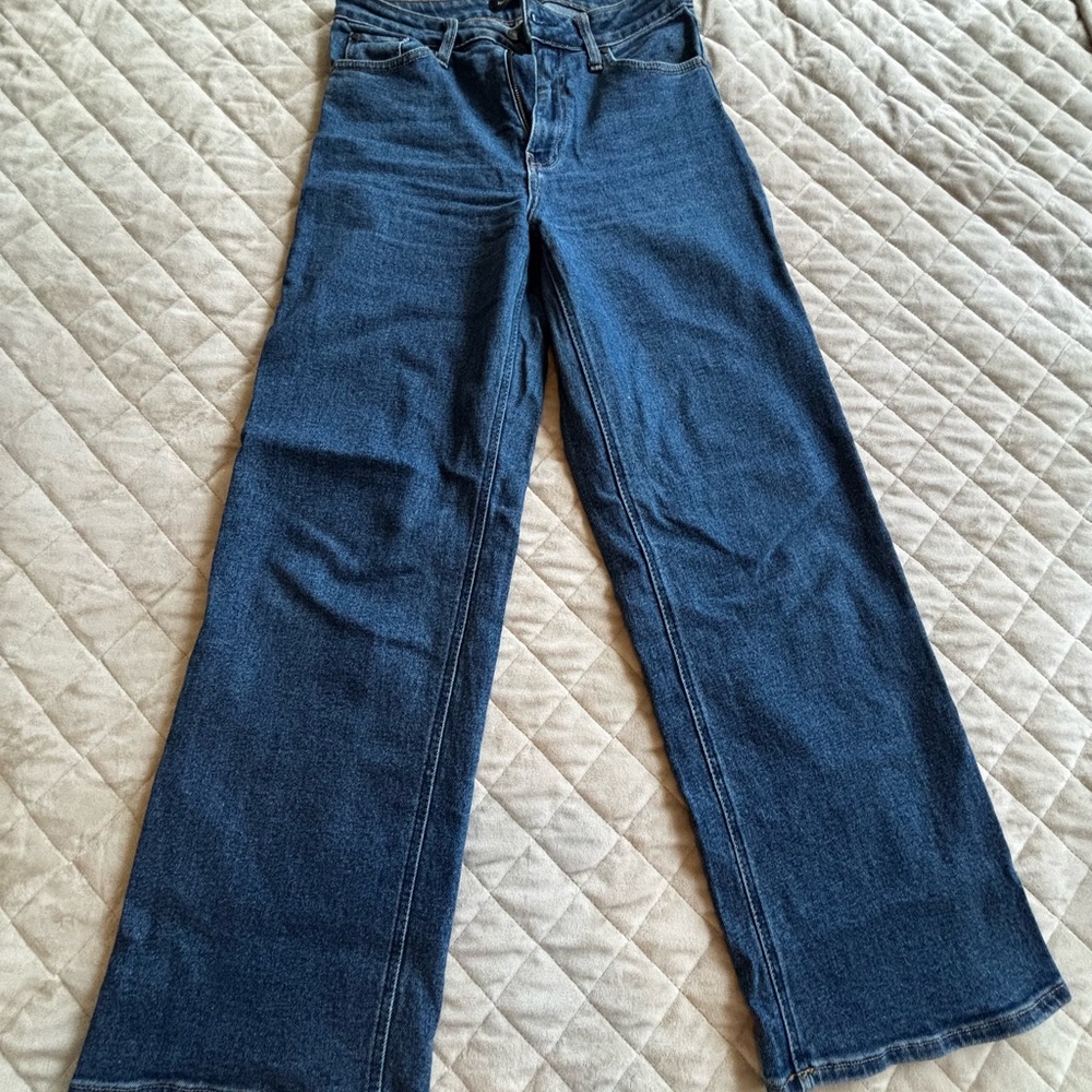 Just Black Women's Flare Jeans - Dark Blue
